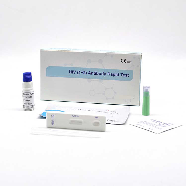 Ce0123 Mali a Amoheletsoeng 1+2 Home Sebelisa Hiv Aids Self Test Strips Kits