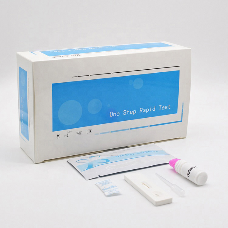 Khasete ea Teko e Potlakileng ea Salmonella Typhoid Antigen Rapid Test Kit