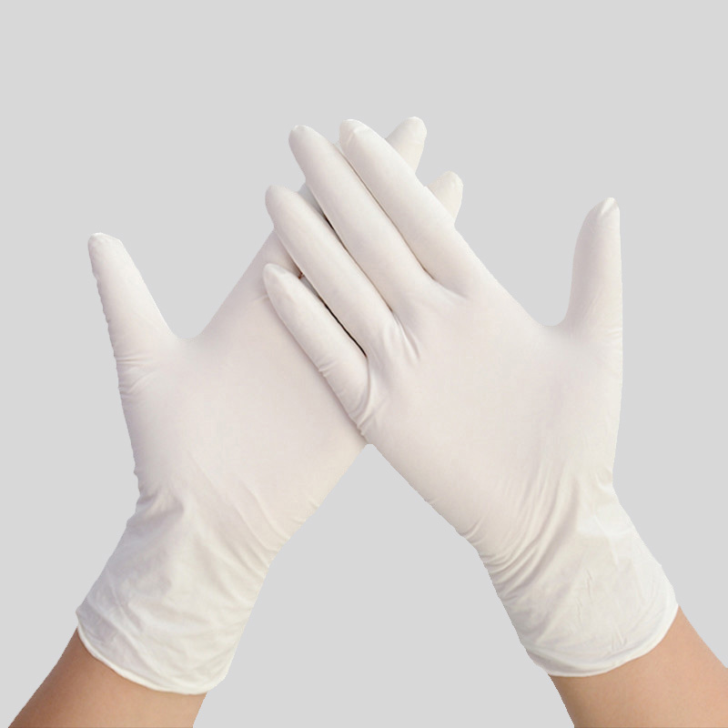 Li-gloves tsa Latex tse lahliloeng