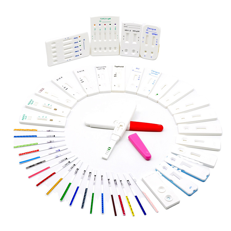 Antigen e Nepahetseng Holimo ea Tlhahlobo ea Bongaka le Antigen e Neutralizing Antibody Malaria Igg Igm Hiv Hcg Flus Pcr A+b Swab Rapid Test Kit