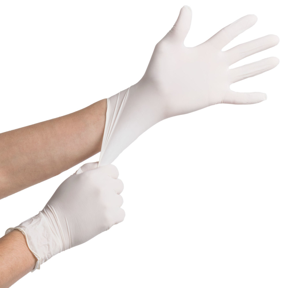 Li-gloves tsa bongaka tsa Latex