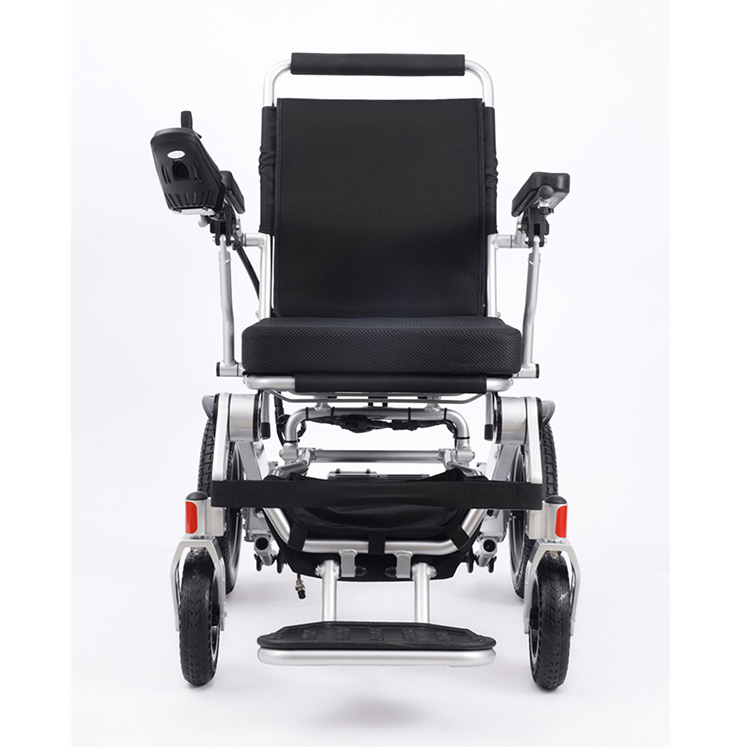 Remote Control Folding Wheelchair Motlakase Lightweight Power Wheelchair